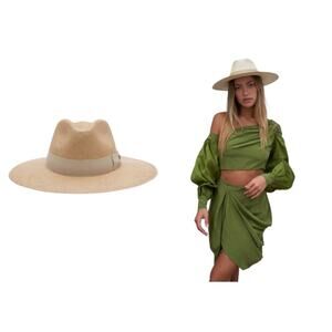 Modern Monarchie Wide Brim Panama Straw Hat Size Medium NWOT $140 MSRP